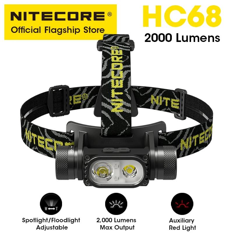 NITECORE HC68 LED 工, 2000 , USB  Ʈ,  ƮƮ  ,  , 18650 Ƭ ̿ ͸
